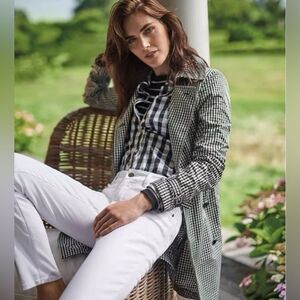 Lauren Ralph Lauren Checkered Trench Coat